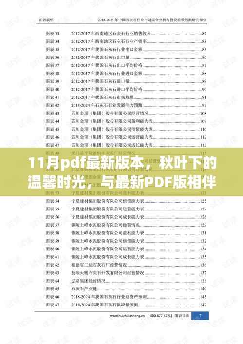 秋叶下的十一月奇遇记，最新PDF版相伴的温馨时光