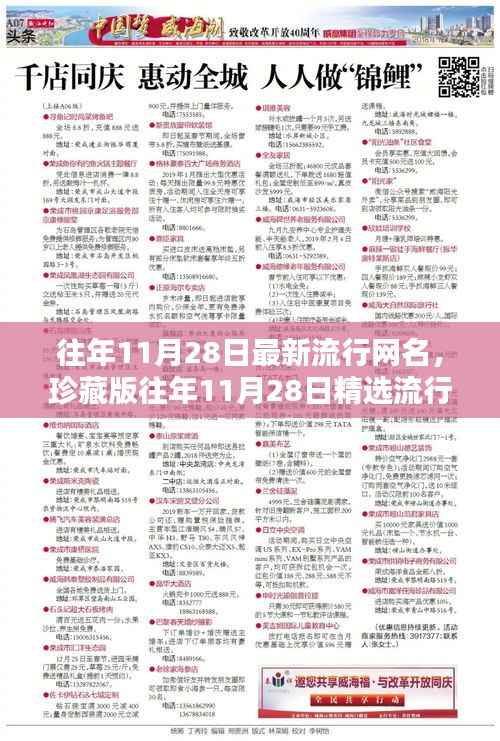 『精选流行网名盘点，往年11月28日珍藏版，小红书昵称灵感大揭秘』