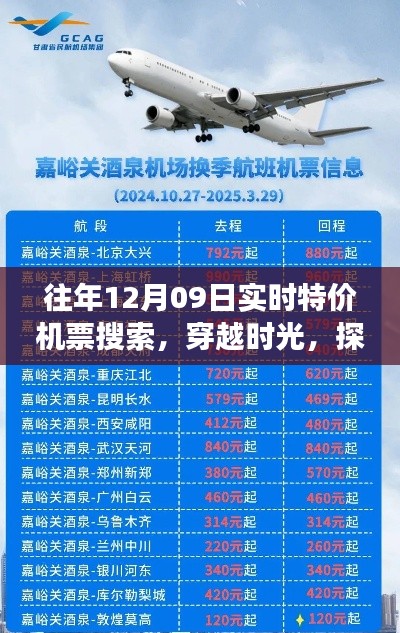 历年十二月九日特价机票搜索之旅，探寻特价背后的故事与穿越时光的旅行