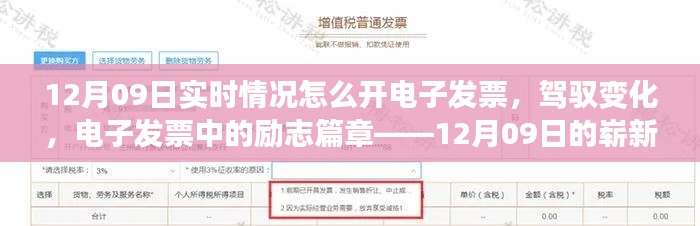 驾驭变化，电子发票开启新篇章——12月09日实时开票指南
