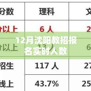 沈阳教招报名实时人数统计(最新数据)