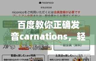 百度教你正确发音carnations,轻松掌握发音技巧!