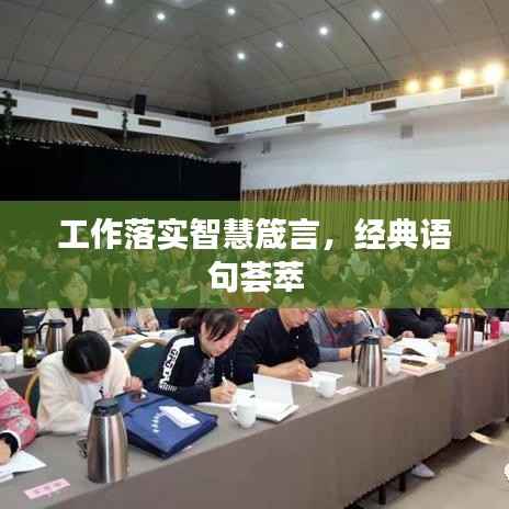 工作落实智慧箴言,经典语句荟萃