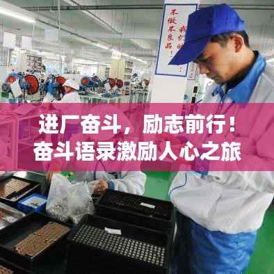 进厂奋斗，励志前行！奋斗语录激励人心之旅。