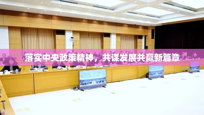 落实中央政策精神,共谋发展共赢新篇章