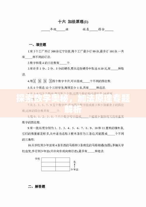 探索数学奥秘，加法原理专题解析